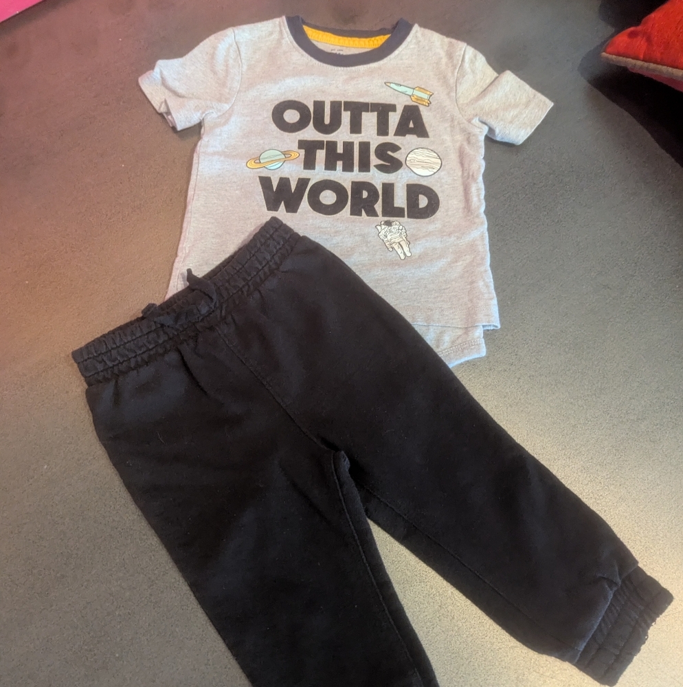 Outta This World Faux T/Bodysuit With Pants